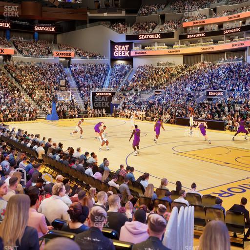 Chase Center - Section Courtside Lounge 18 Seat View