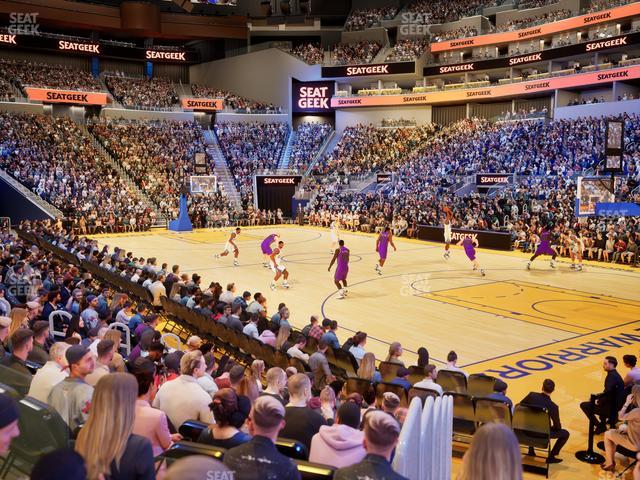 Chase Center - Section Courtside Lounge 18 Seat View