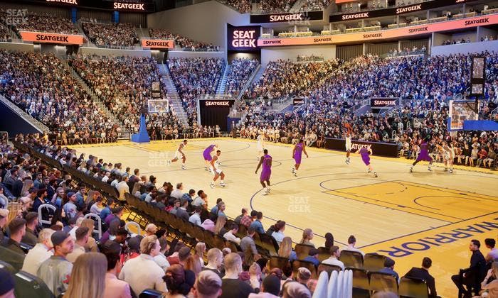 Chase Center - Section Courtside Lounge 18 Seat View