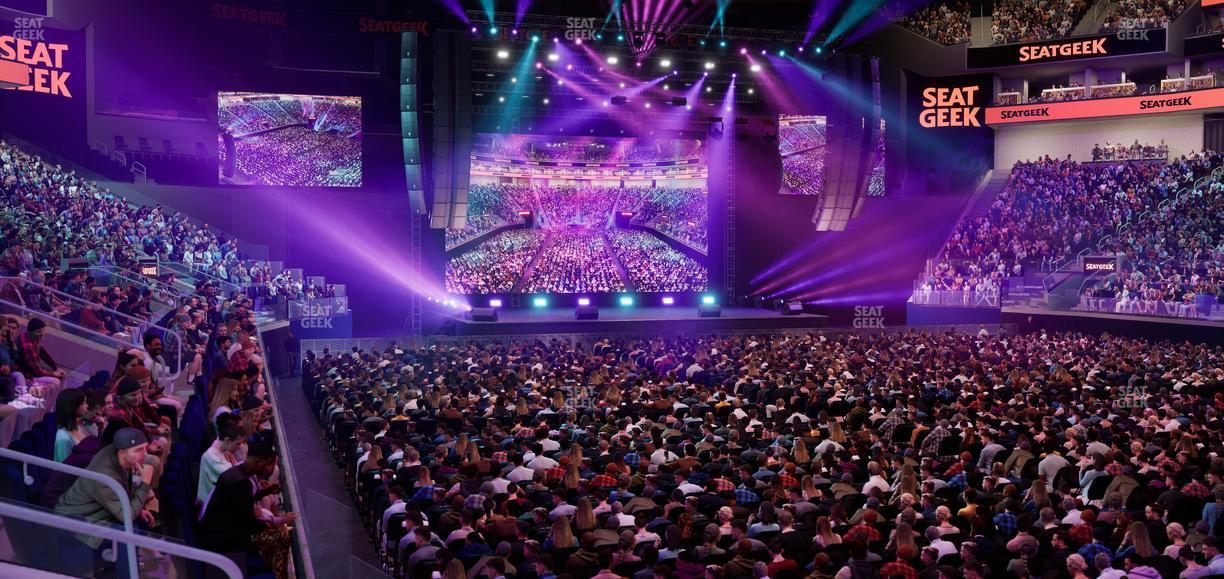 Chase Center - Section Courtside Lounge 18 Seat View