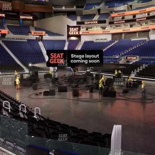 Chase Center - Section Courtside Lounge 18 Seat View