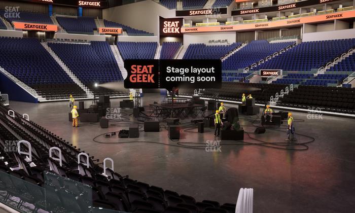 Chase Center - Section Courtside Lounge 18 Seat View