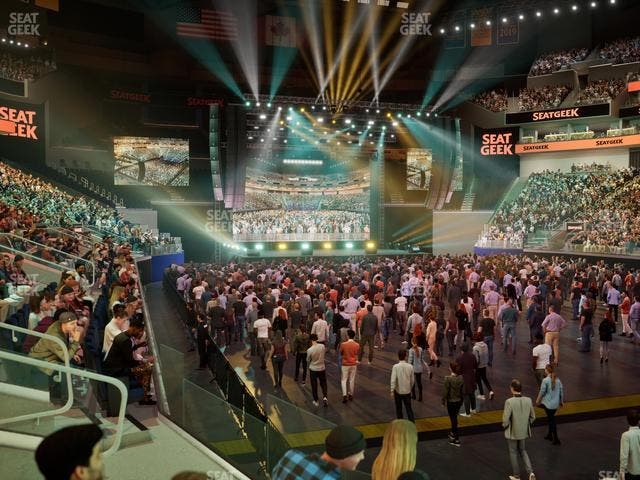 Chase Center - Section Courtside Lounge 18 Seat View