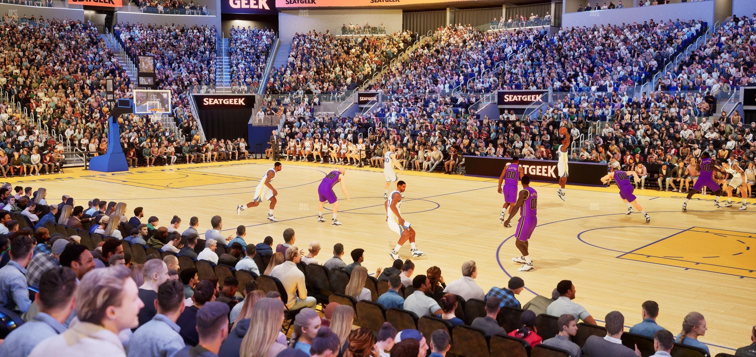 Chase Center - Section Courtside Lounge 19 Seat View
