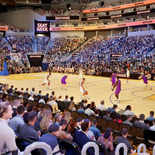 Chase Center - Section Courtside Lounge 19 Seat View