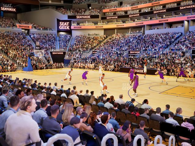 Chase Center - Section Courtside Lounge 19 Seat View