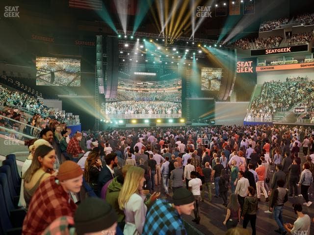 Chase Center - Section Courtside Lounge 19 Seat View