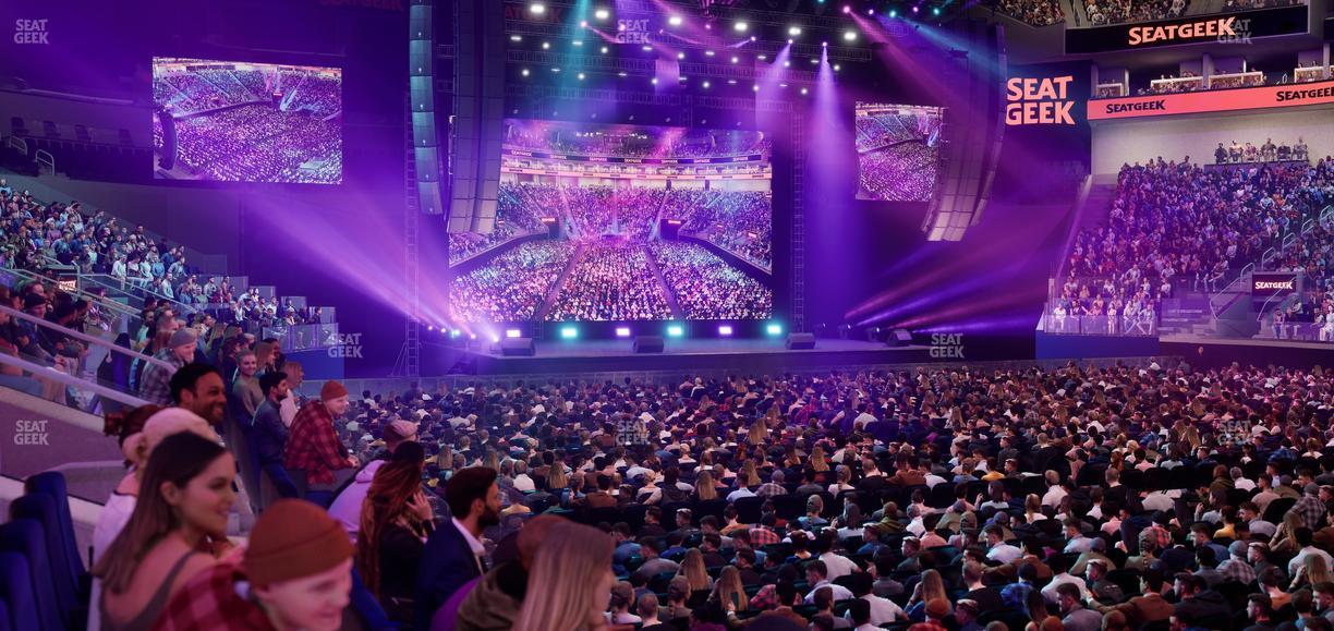 Chase Center - Section Courtside Lounge 19 Seat View