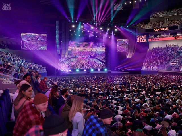 Chase Center - Section Courtside Lounge 19 Seat View Chase Center - Section Courtside Lounge 19 Seat View