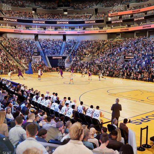 Chase Center - Section Courtside Lounge 2 Seat View