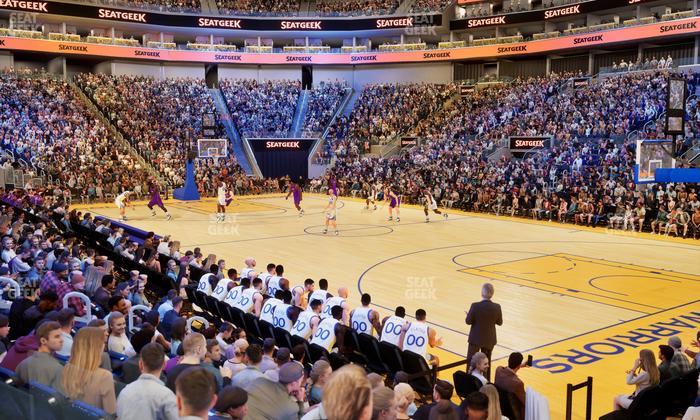 Chase Center - Section Courtside Lounge 2 Seat View