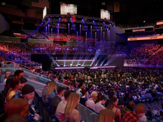 Chase Center - Section Courtside Lounge 20 Seat View