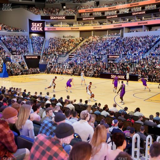 Chase Center - Section Courtside Lounge 20 Seat View