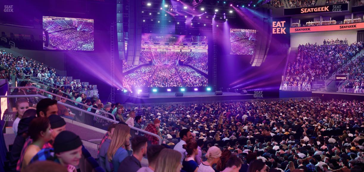 Chase Center - Section Courtside Lounge 20 Seat View