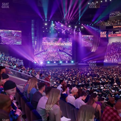 Chase Center - Section Courtside Lounge 20 Seat View
