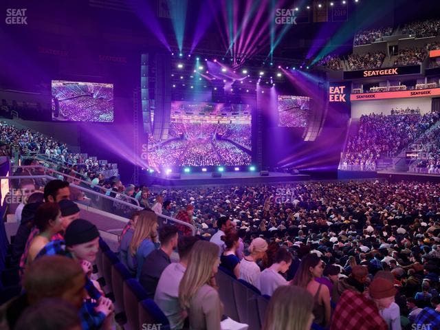 Chase Center - Section Courtside Lounge 20 Seat View