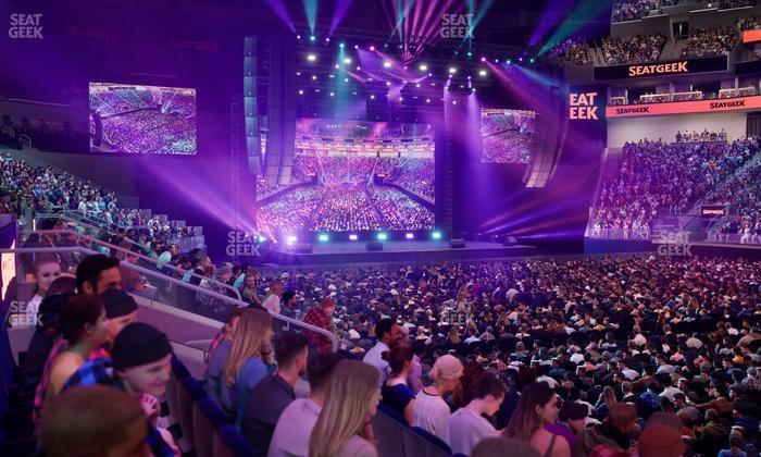 Chase Center - Section Courtside Lounge 20 Seat View