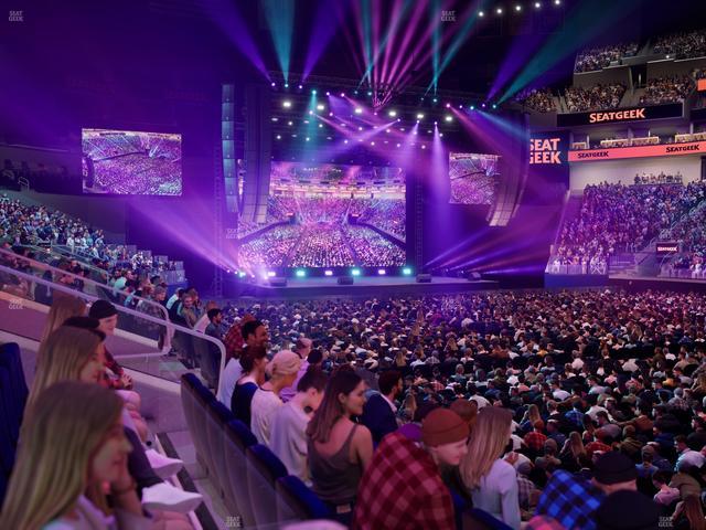 Chase Center - Section Courtside Lounge 20 Seat View