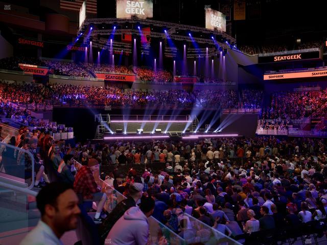 Chase Center - Section Courtside Lounge 21 Seat View