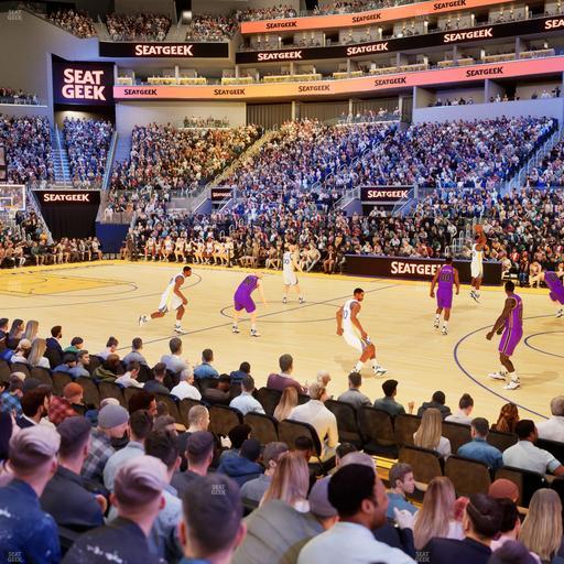Chase Center - Section Courtside Lounge 21 Seat View