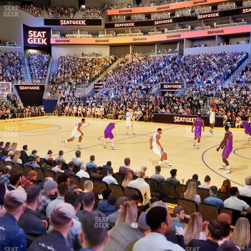 Chase Center - Section Courtside Lounge 21 Seat View