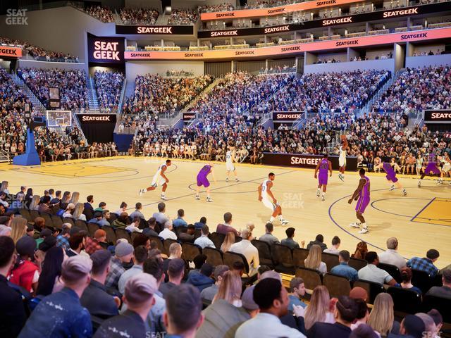 Chase Center - Section Courtside Lounge 21 Seat View