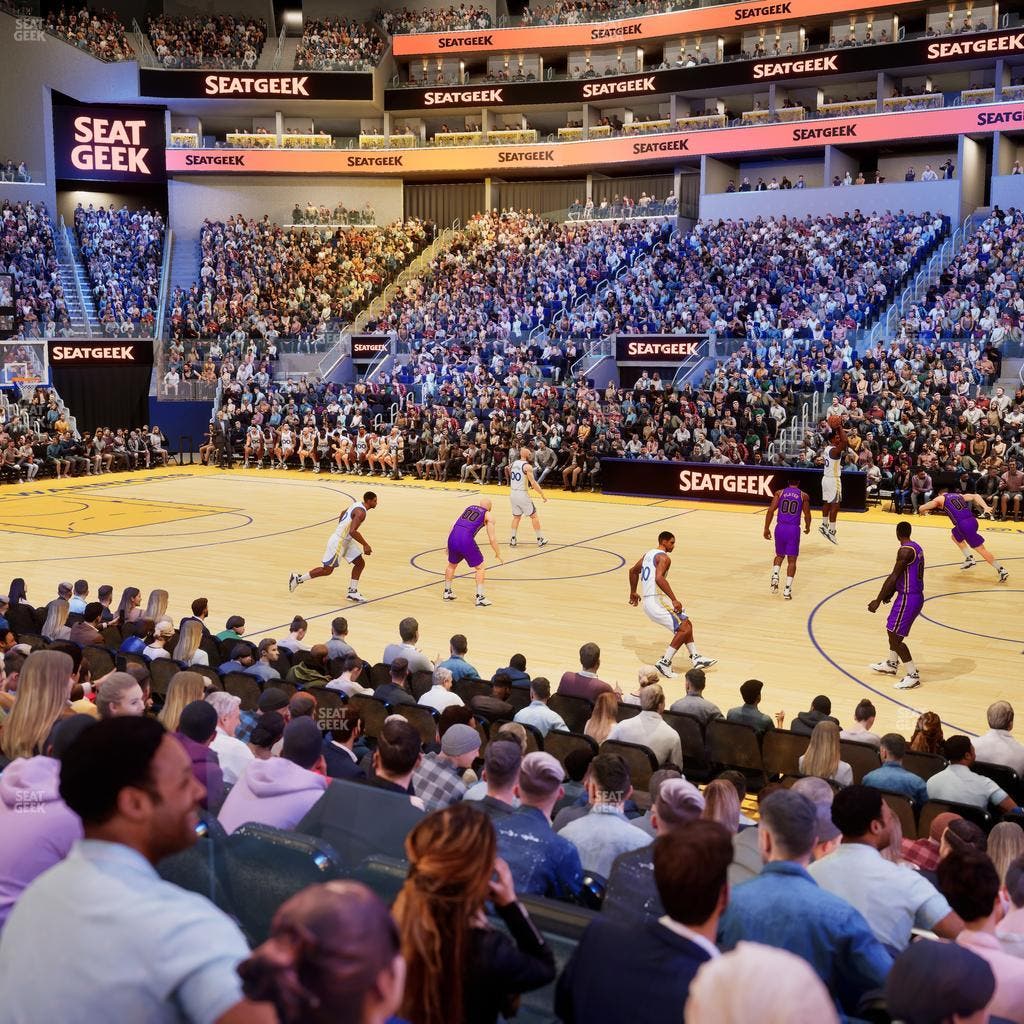 Chase Center - Section Courtside Lounge 22 Seat View