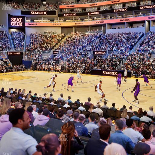 Chase Center - Section Courtside Lounge 22 Seat View