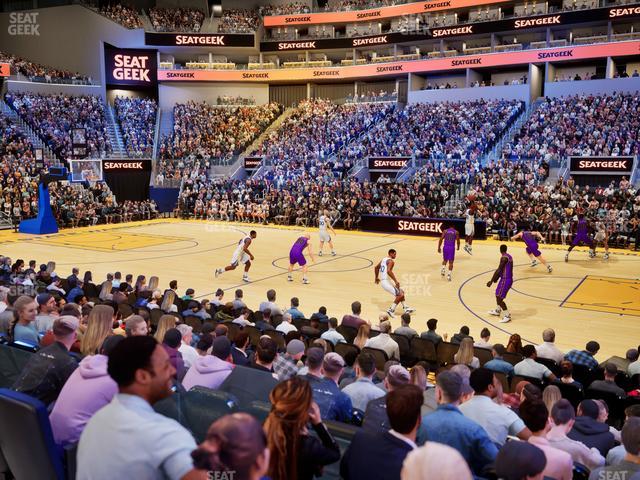 Chase Center - Section Courtside Lounge 22 Seat View