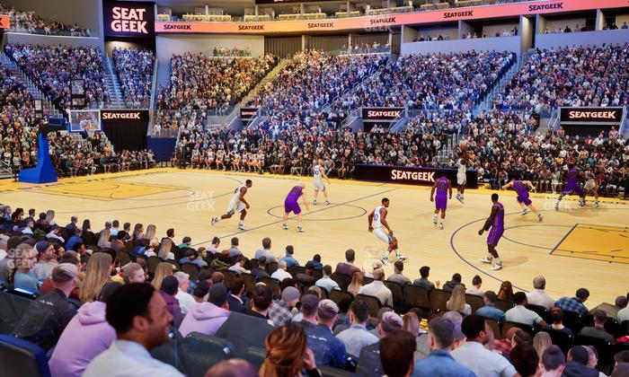 Chase Center - Section Courtside Lounge 22 Seat View