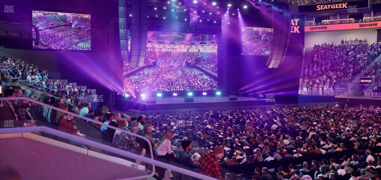 Chase Center - Section Courtside Lounge 22 Seat View