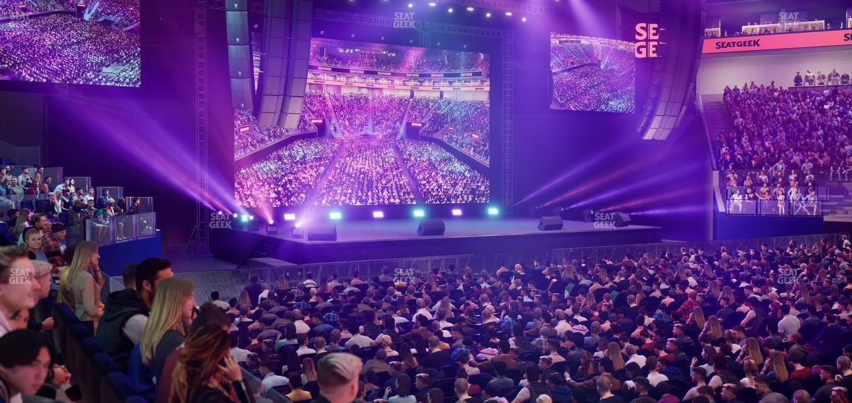 Chase Center - Section Courtside Lounge 23 Seat View