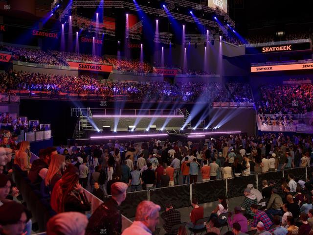 Chase Center - Section Courtside Lounge 23 Seat View