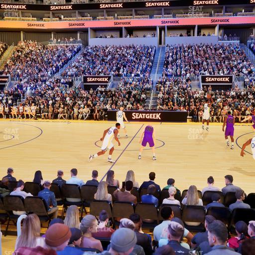 Chase Center - Section Courtside Lounge 23 Seat View