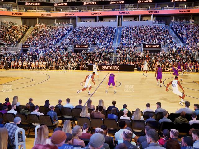 Chase Center - Section Courtside Lounge 23 Seat View