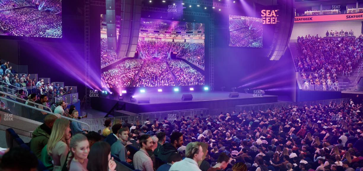 Chase Center - Section Courtside Lounge 24 Seat View