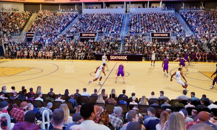 Chase Center - Section Courtside Lounge 24 Seat View
