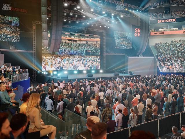 Chase Center - Section Courtside Lounge 25 Seat View