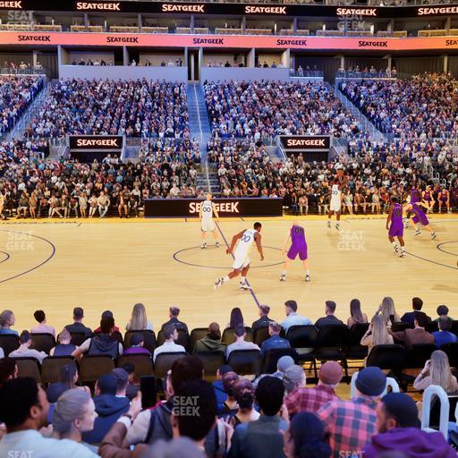 Chase Center - Section Courtside Lounge 25 Seat View