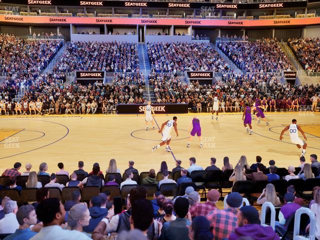 Chase Center - Section Courtside Lounge 25 Seat View