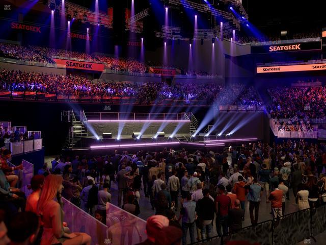 Chase Center - Section Courtside Lounge 25 Seat View