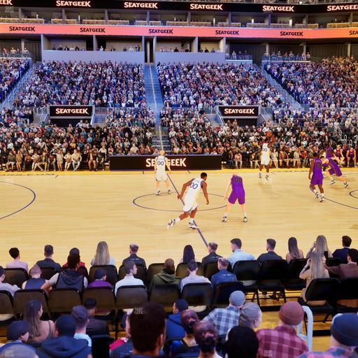 Chase Center - Section Courtside Lounge 25 Seat View