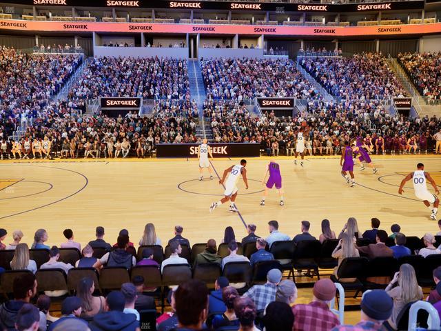 Chase Center - Section Courtside Lounge 25 Seat View