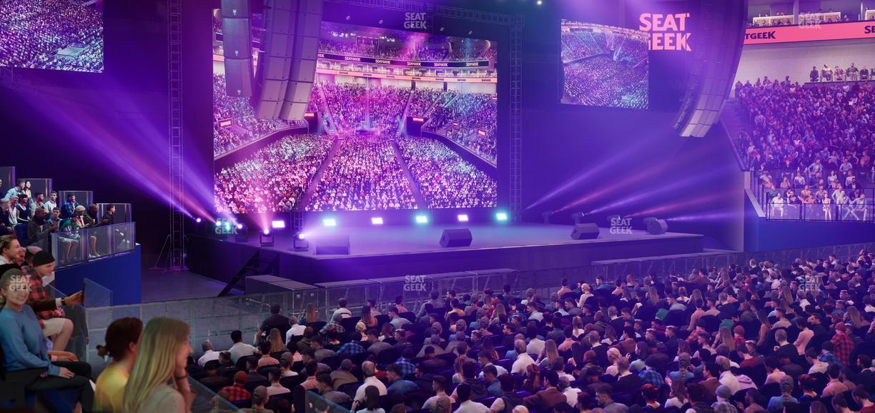 Chase Center - Section Courtside Lounge 25 Seat View
