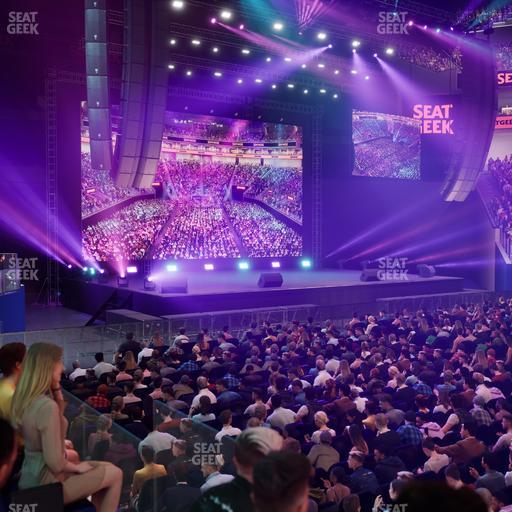 Chase Center - Section Courtside Lounge 25 Seat View