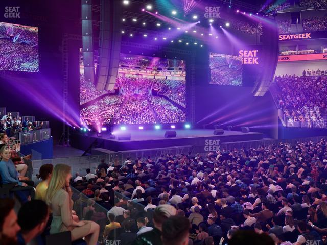 Chase Center - Section Courtside Lounge 25 Seat View Chase Center - Section Courtside Lounge 25 Seat View