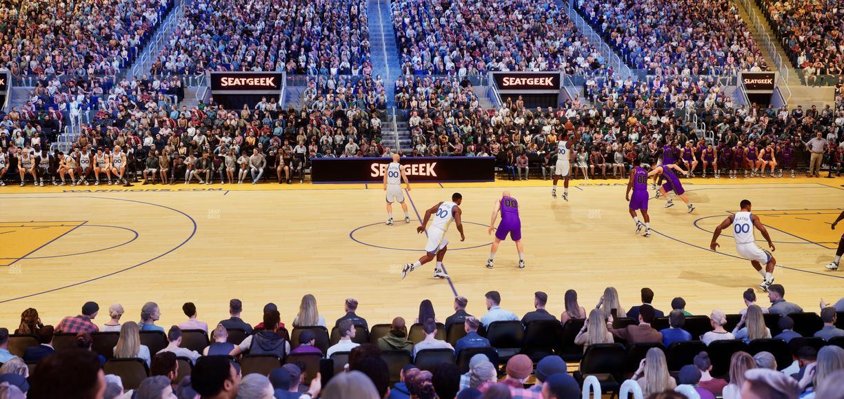 Chase Center - Section Courtside Lounge 26 Seat View