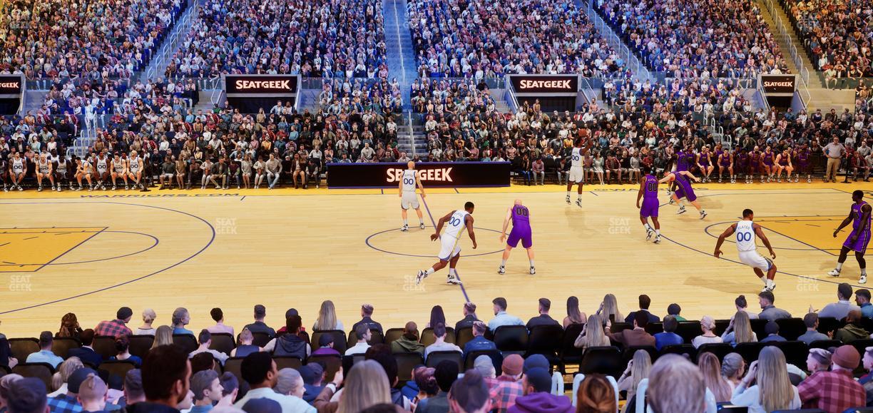 Chase Center - Section Courtside Lounge 26 Seat View