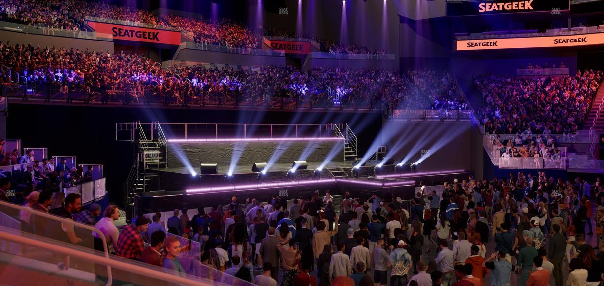 Chase Center - Section Courtside Lounge 26 Seat View