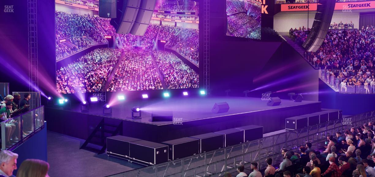 Chase Center - Section Courtside Lounge 27 Seat View